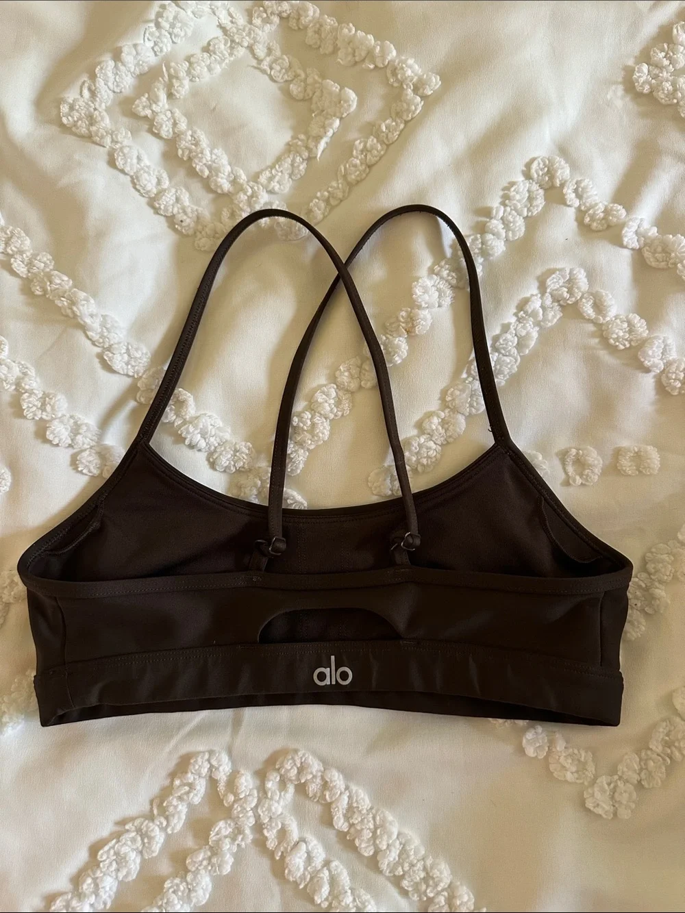 ALO Airlift Intrigue Bra Espresso